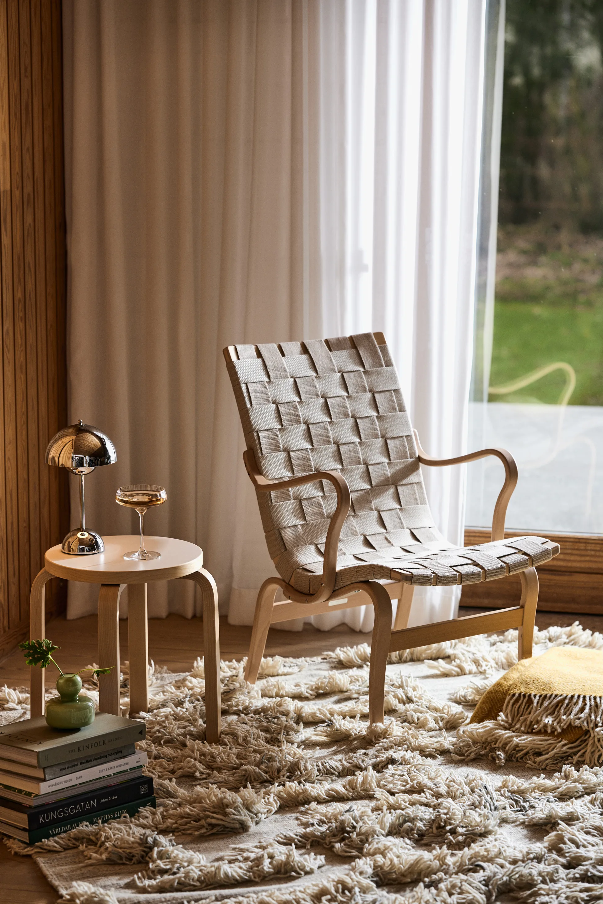 Alfombra de lana Rio 170x230 cm, Ivory melange Classic Collection