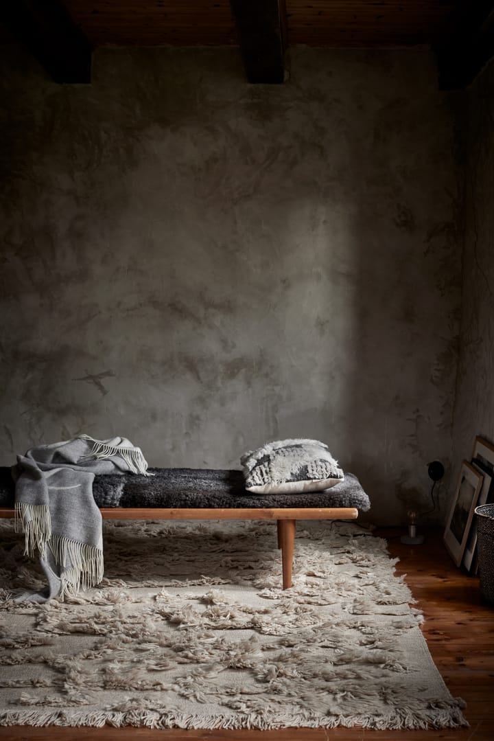 Alfombra de lana Rio 200x300 cm, Beige Classic Collection