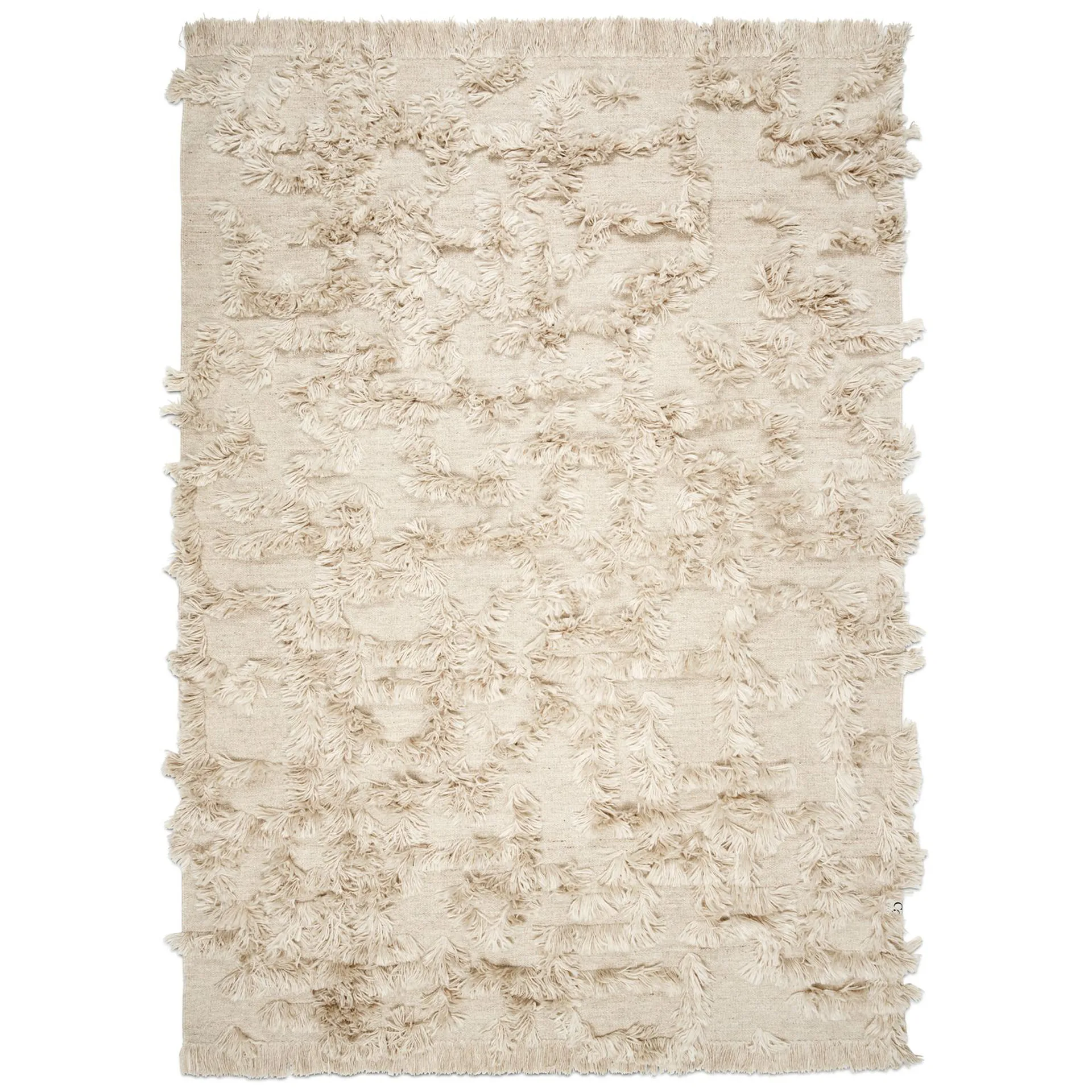 Alfombra de lana Rio 250x350 cm, Beige Classic Collection