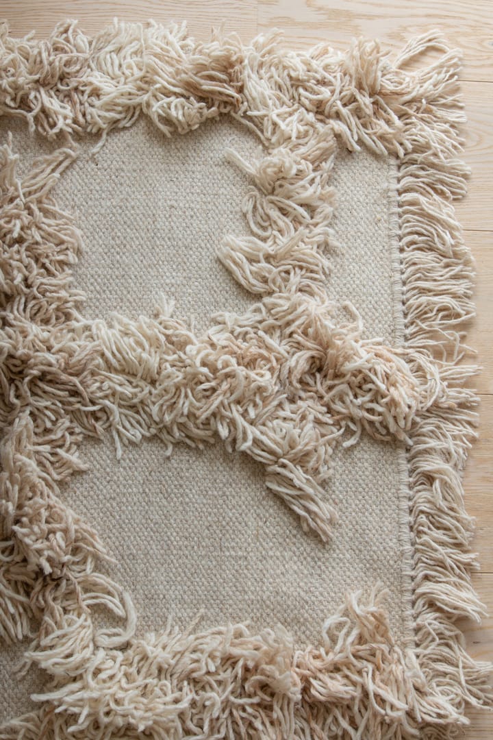 Alfombra de lana Rio 250x350 cm, Beige Classic Collection