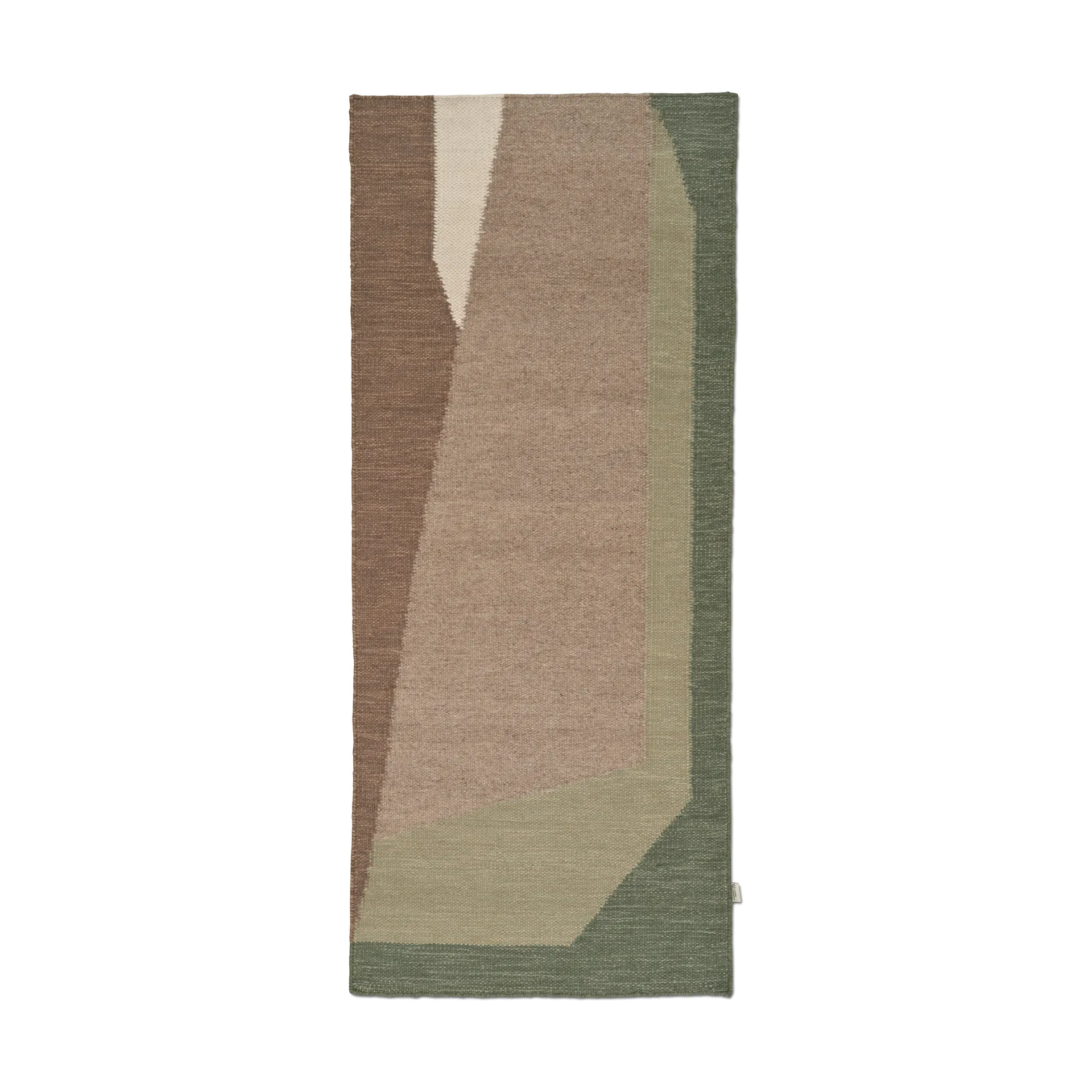 Alfombra de pasillo Levels, Green, 80x200 cm Classic Collection