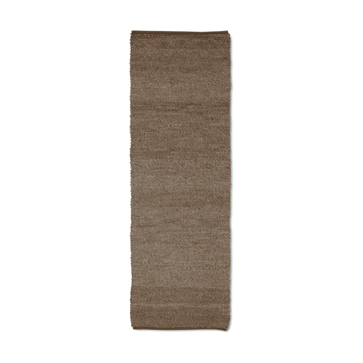 Alfombra de pasillo Merino - Marrón, 80x250 cm - Classic Collection