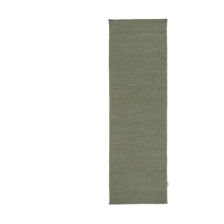 Alfombra de pasillo Plain - Green, 80x250 cm - Classic Collection