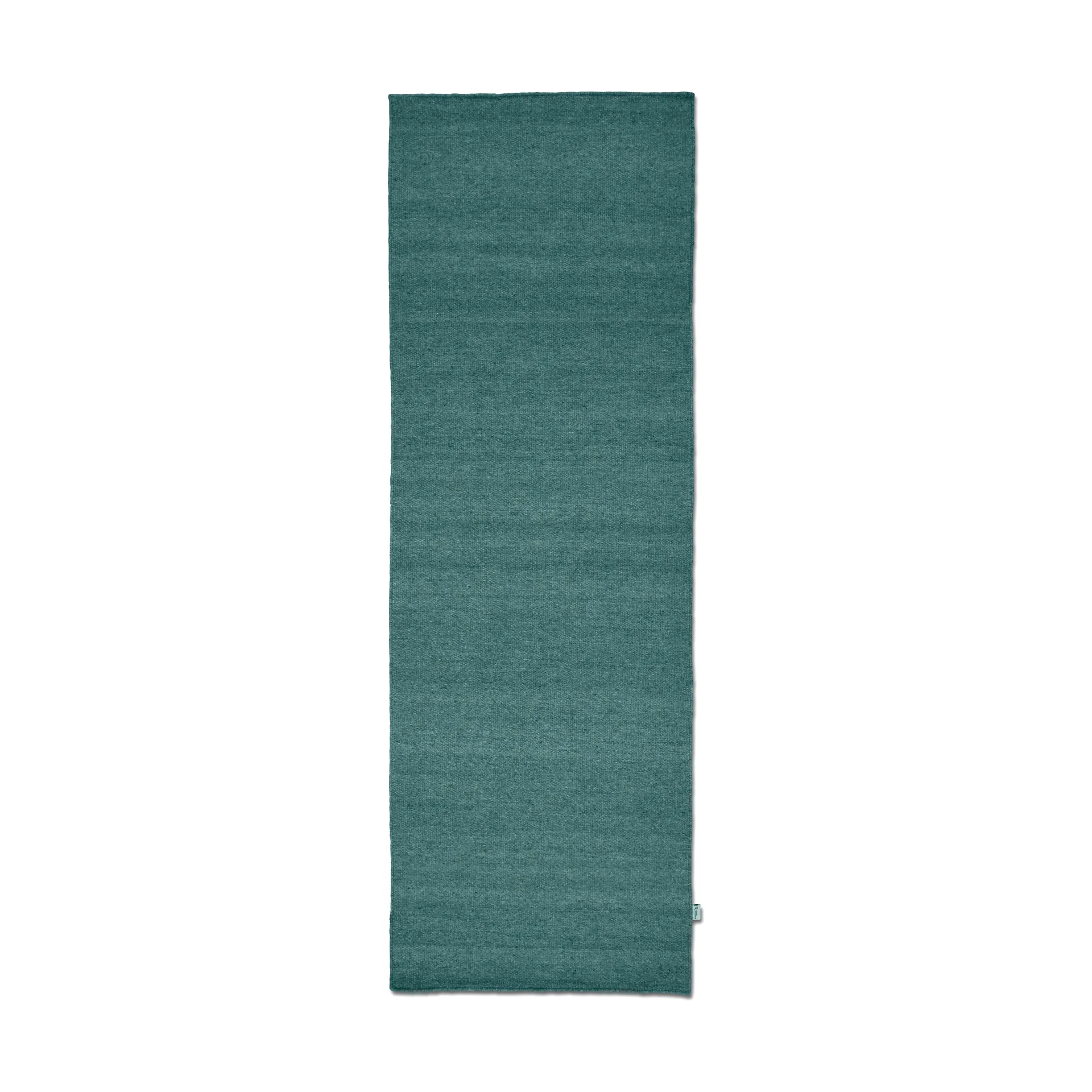 Alfombra de pasillo Plain, Teal, 80x250 cm Classic Collection