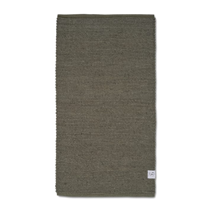 Alfombra de recibidor Merino - Dark green, 80x150 cm - Classic Collection