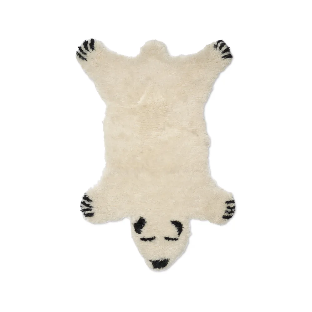 Alfombra Fluffy Bear, Blanco, 60x90 cm Classic Collection