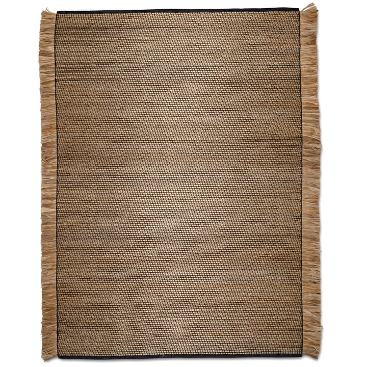 Alfombra Goa 170x230 cm, Negro-yute Classic Collection