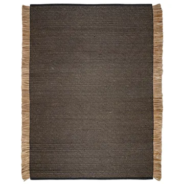 Alfombra Goa 250x350 cm - Negro-yute - Classic Collection