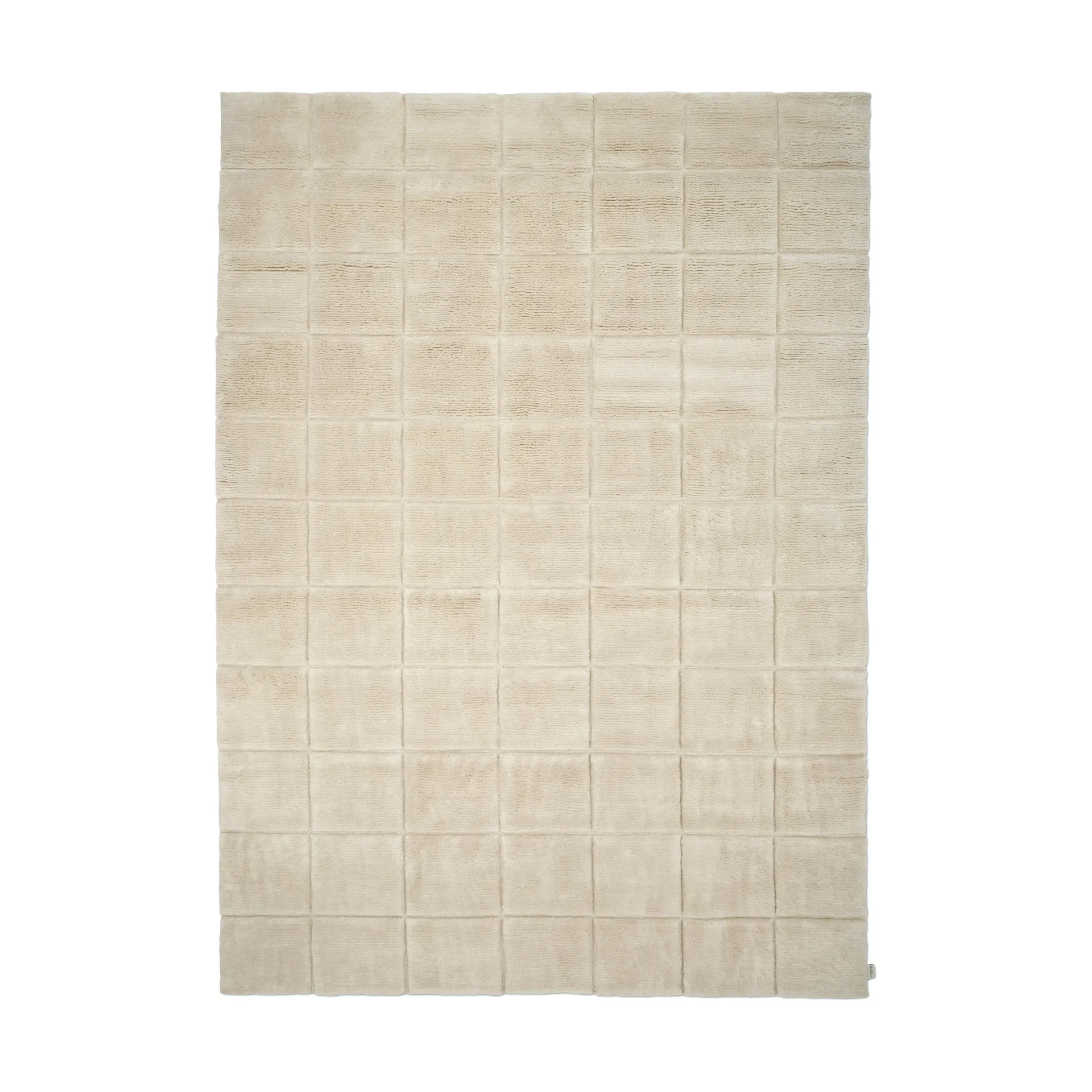Alfombra Grid, Ivory, 250×350 cm Classic Collection