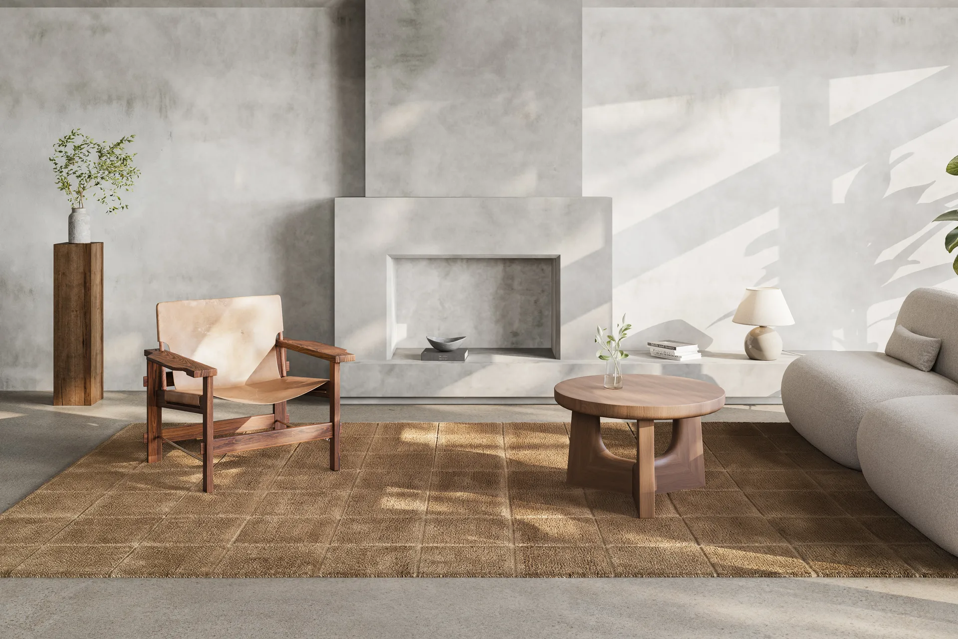 Alfombra Grid, Trigo, 250 x 350 cm Classic Collection