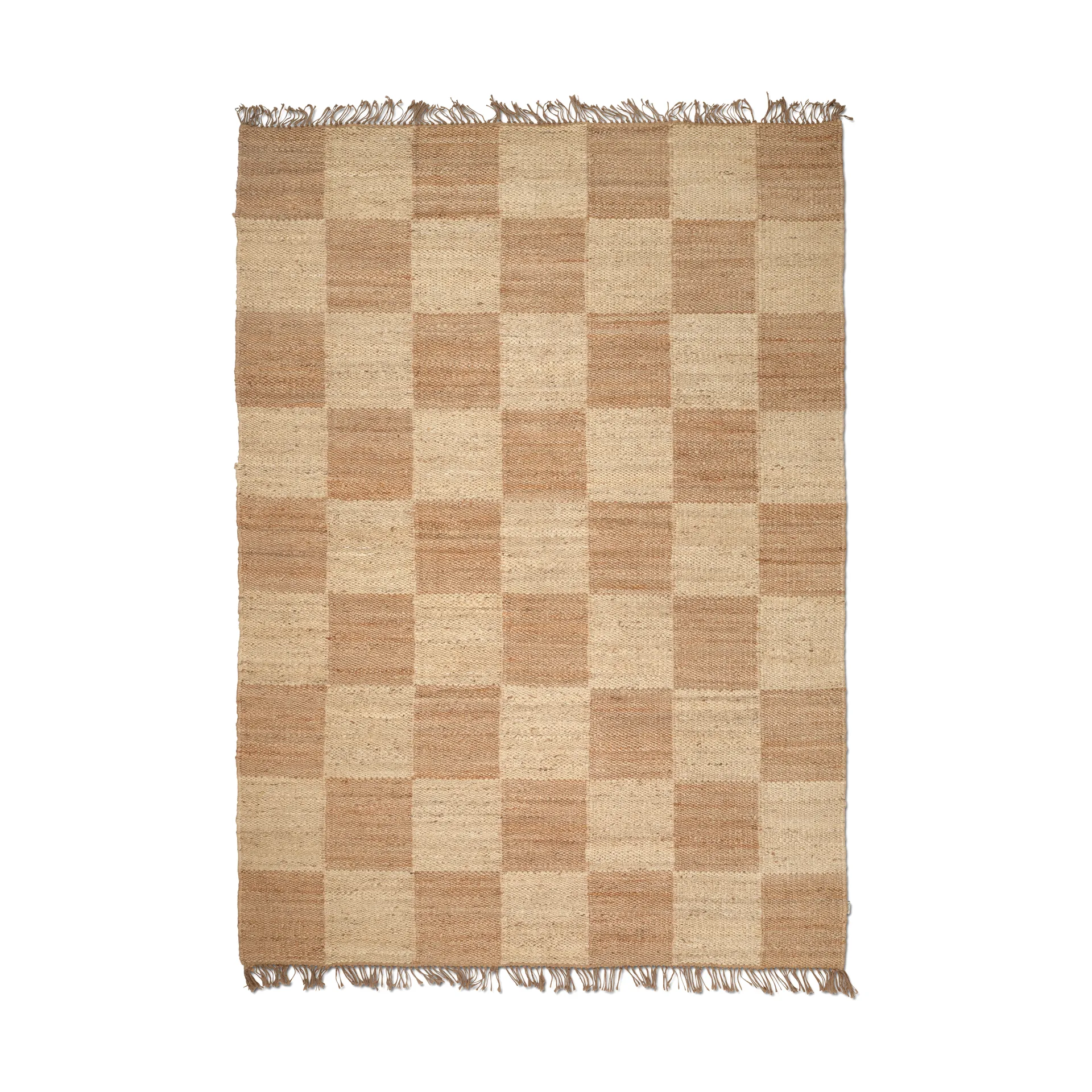 Alfombra Jute Squares, Natural, 170x230 cm Classic Collection