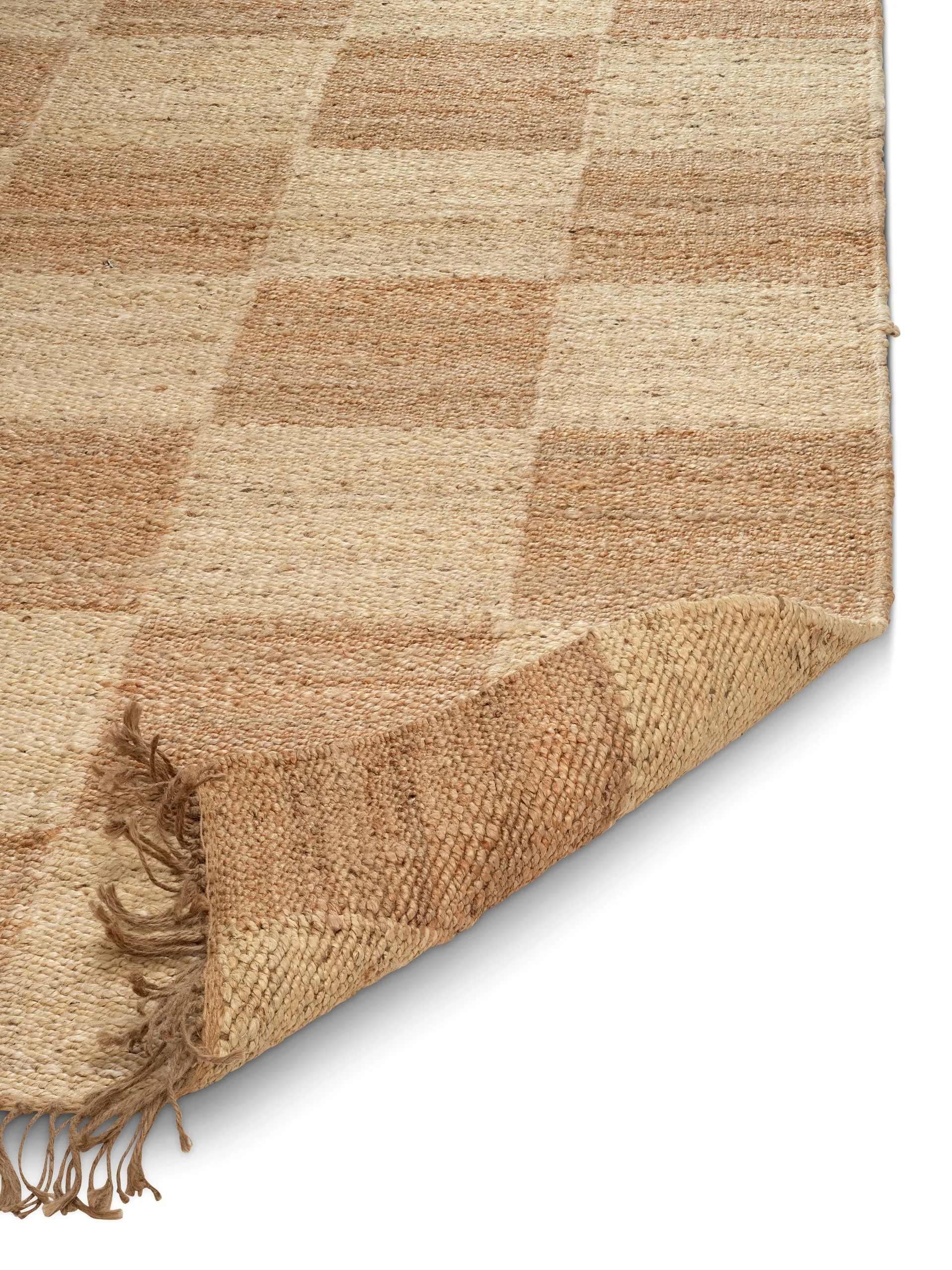 Alfombra Jute Squares, Natural, 250x350 cm Classic Collection