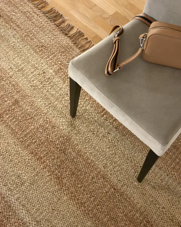 Alfombra Jute Stripes - Yute natural, 170x230 cm - Classic Collection