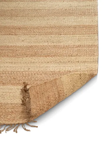Alfombra Jute Stripes - Yute natural, 200x300 cm - Classic Collection