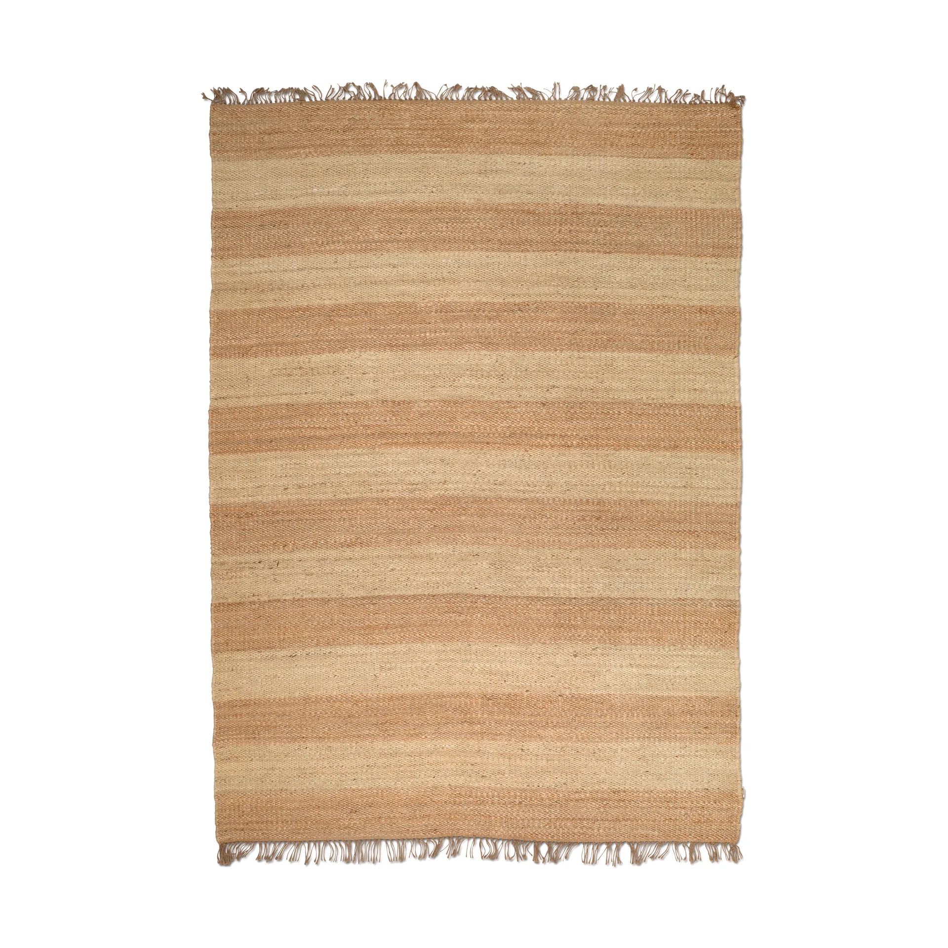 Alfombra Jute Stripes, Yute natural, 250x350 cm Classic Collection