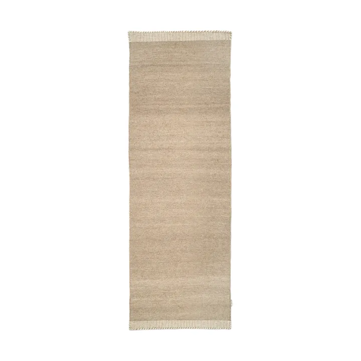 Alfombra pasillera Pure  - Beige natural, 80x250 cm - Classic Collection