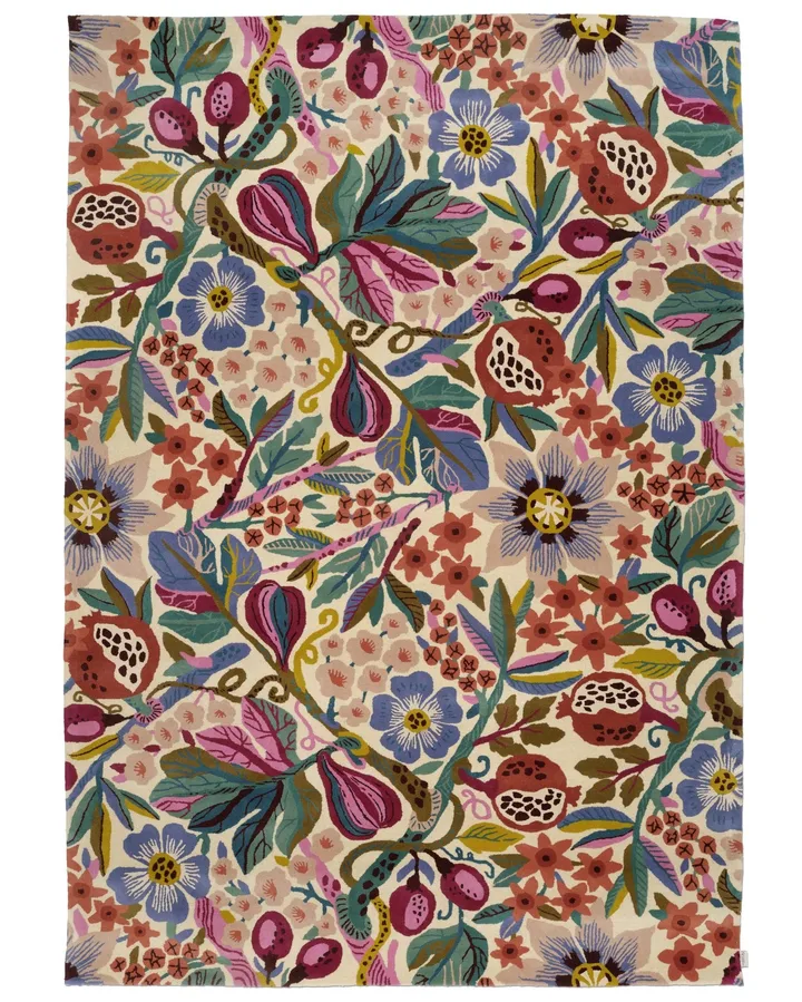 Alfombra Pomegranate - Blanco-multi, 250x350 cm - Classic Collection