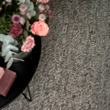Alfombra redonda Merino - Granit, 160 cm - Classic Collection