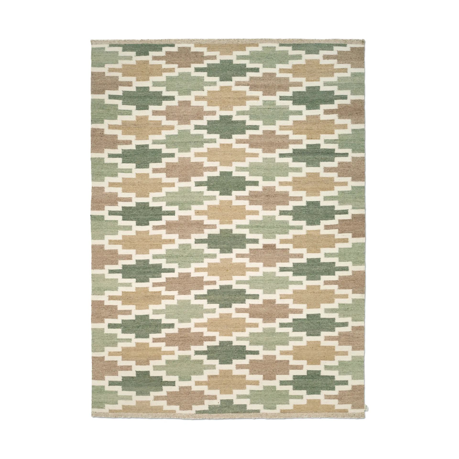 Alfombra Röllakan Korsnäs, Verde beige, 200x300 cm Classic Collection