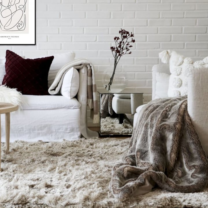 Alfombra Shaggy 170x230 cm - Champagne - Classic Collection