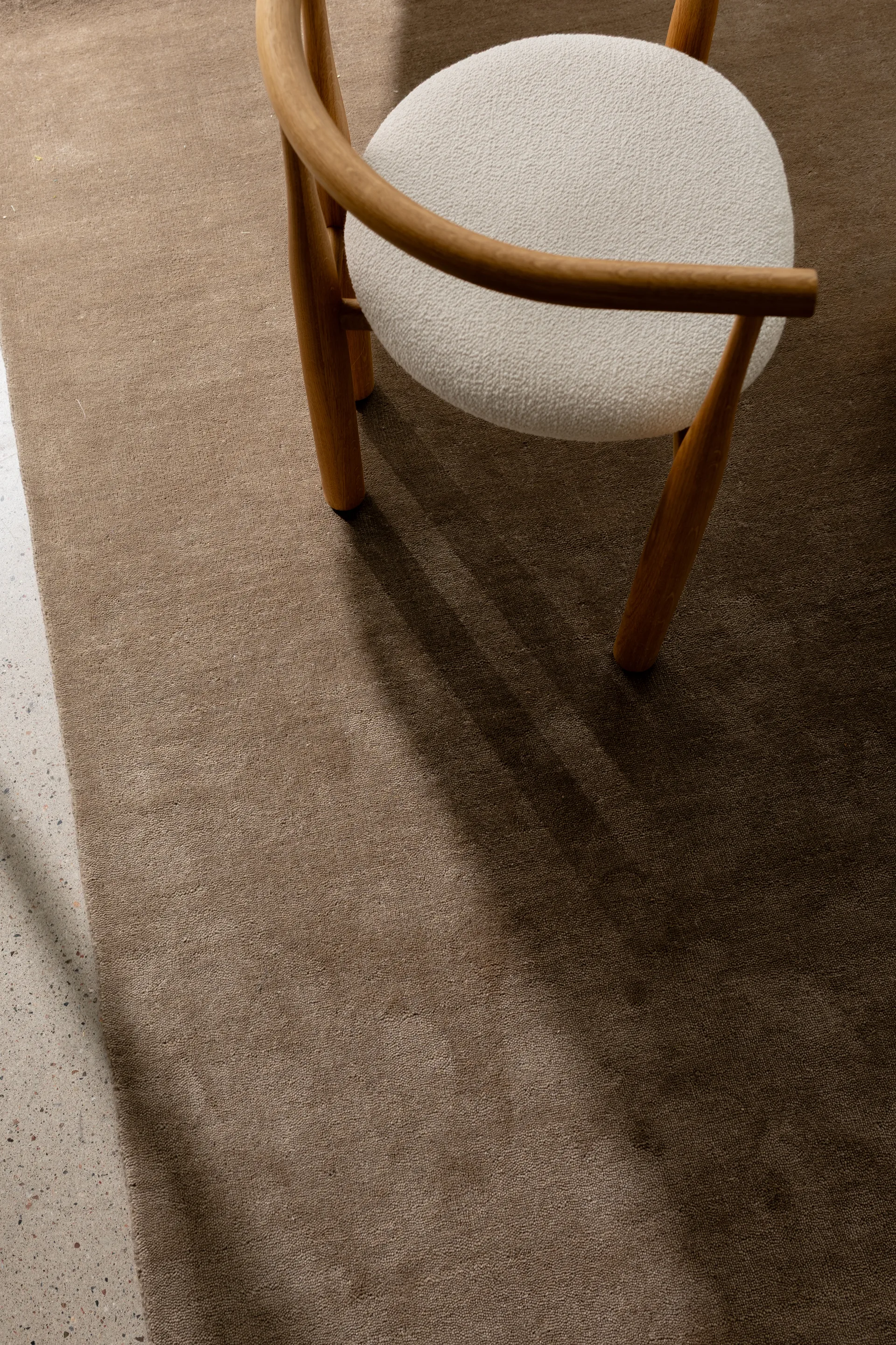 Alfombra Solid, Marrón, 170x230 cm Classic Collection