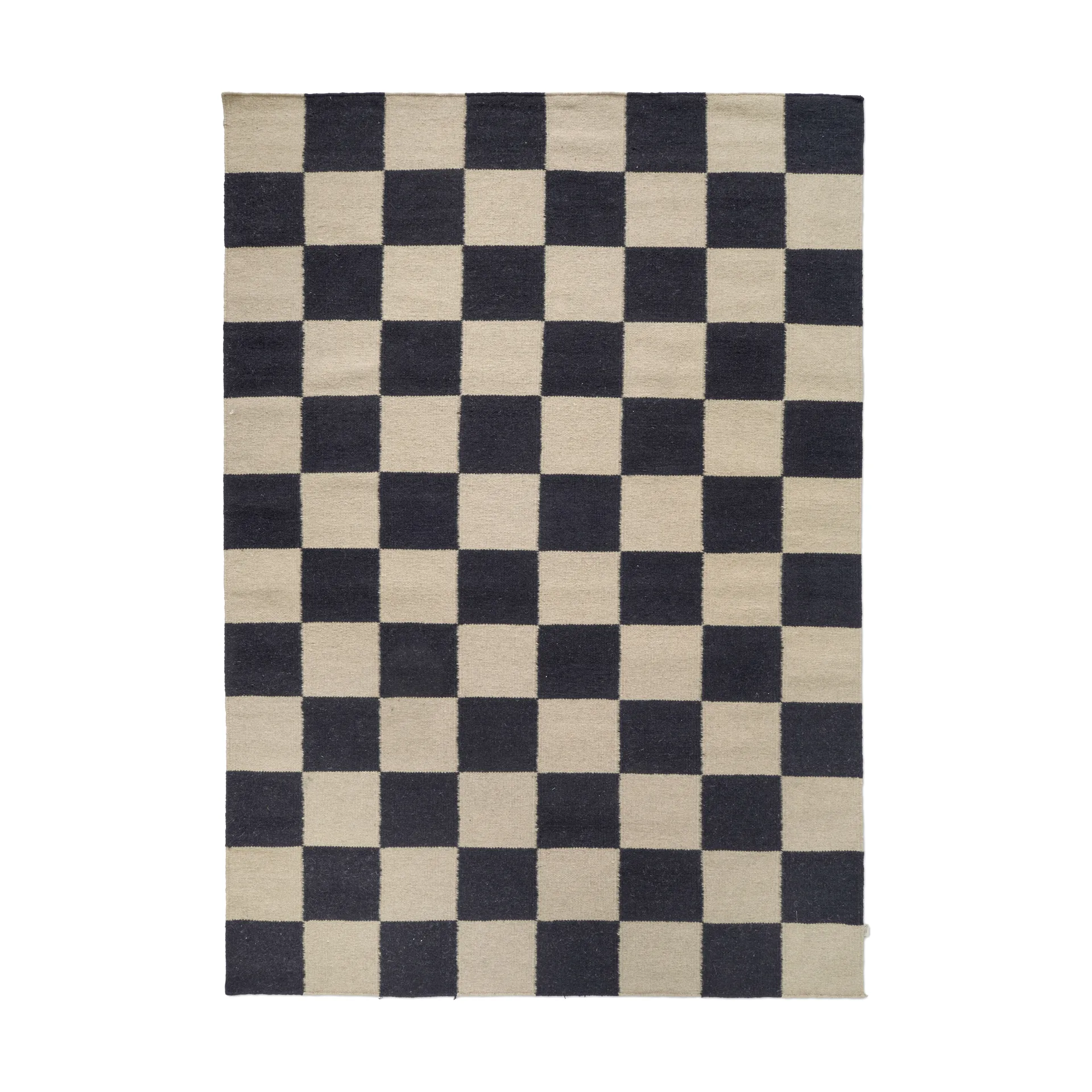 Alfombra Squares, Black-natural, 300x400 cm Classic Collection