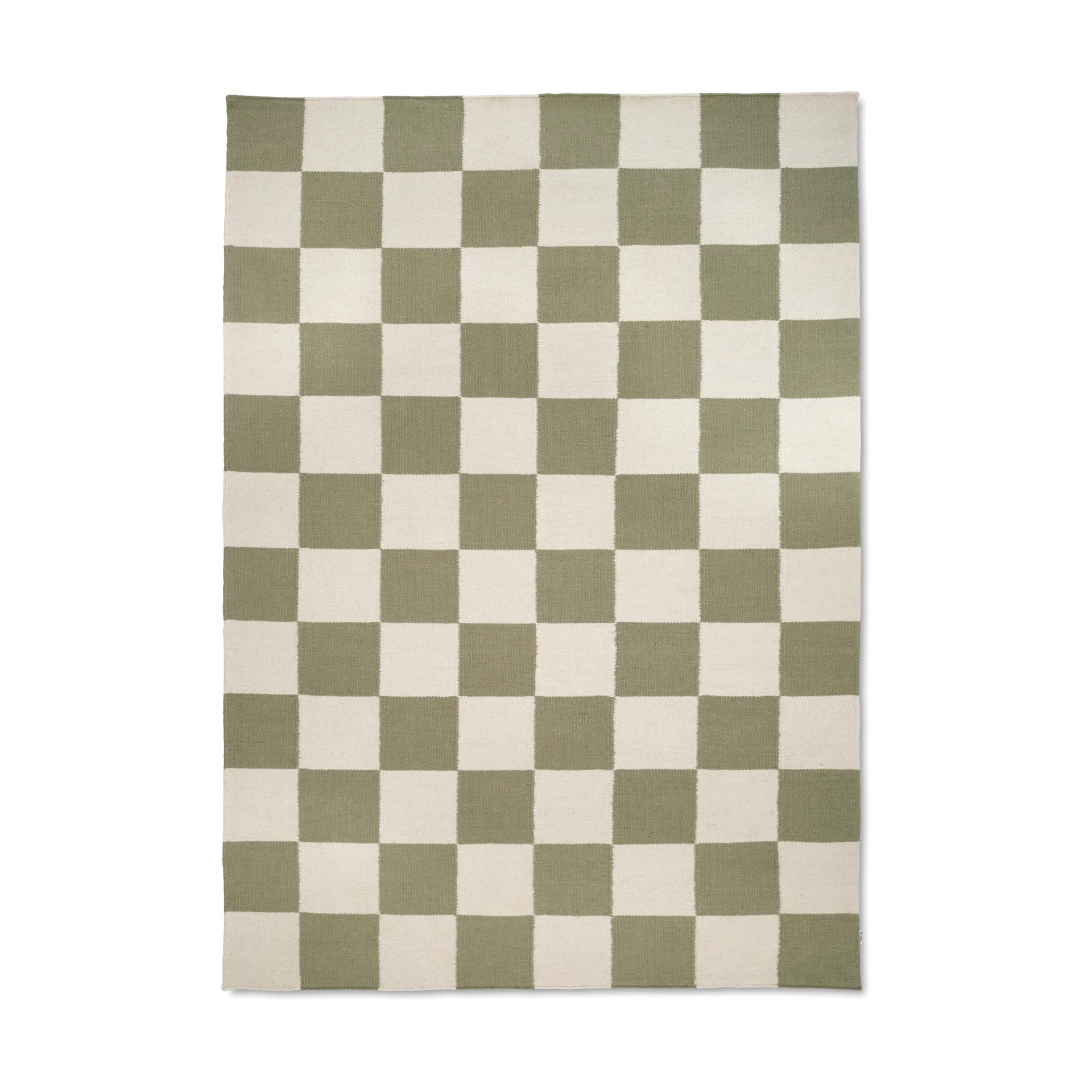 Alfombra Squares, White-green, 300x400 cm Classic Collection