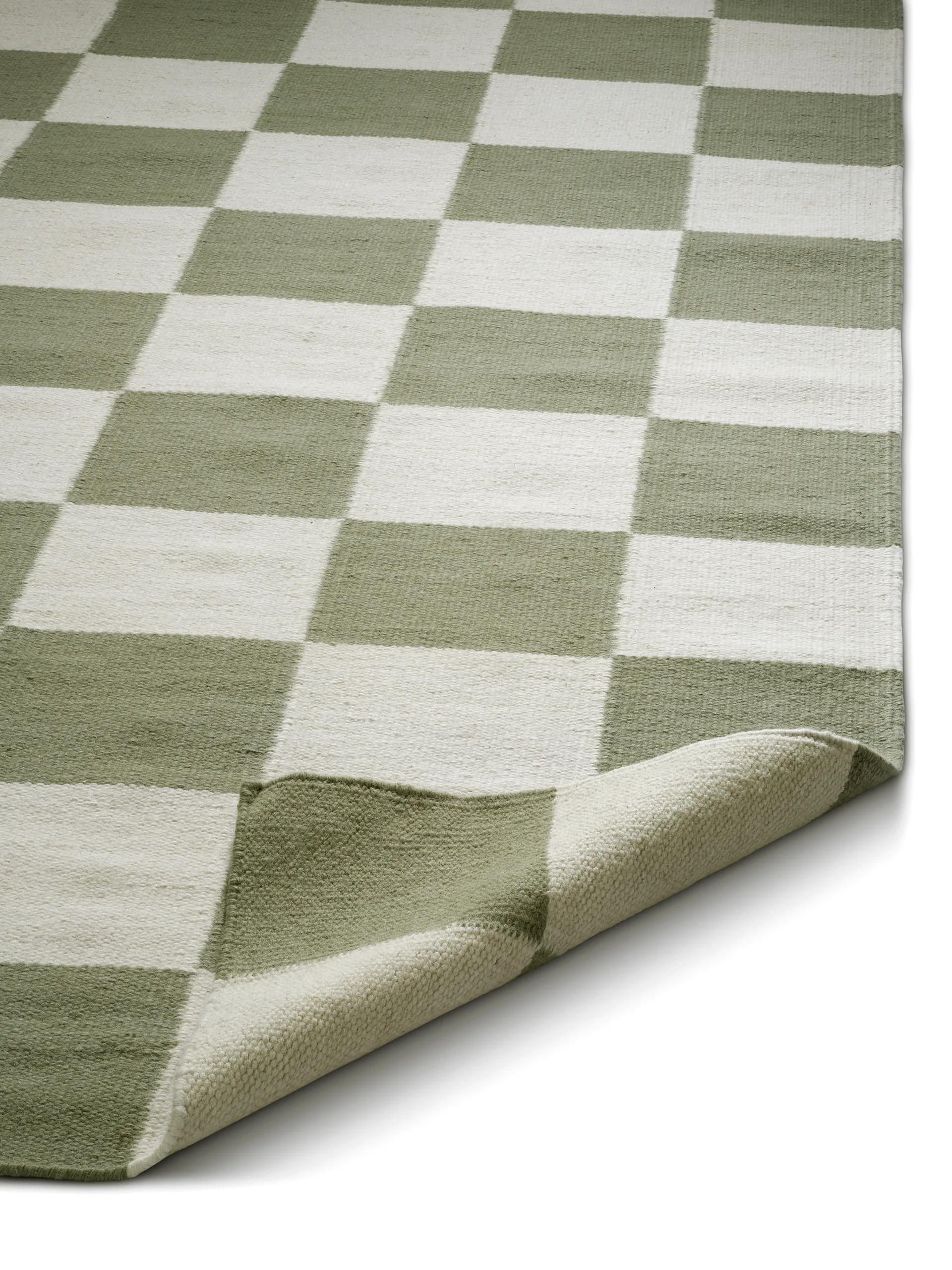 Alfombra Squares, White-green, 300x400 cm Classic Collection