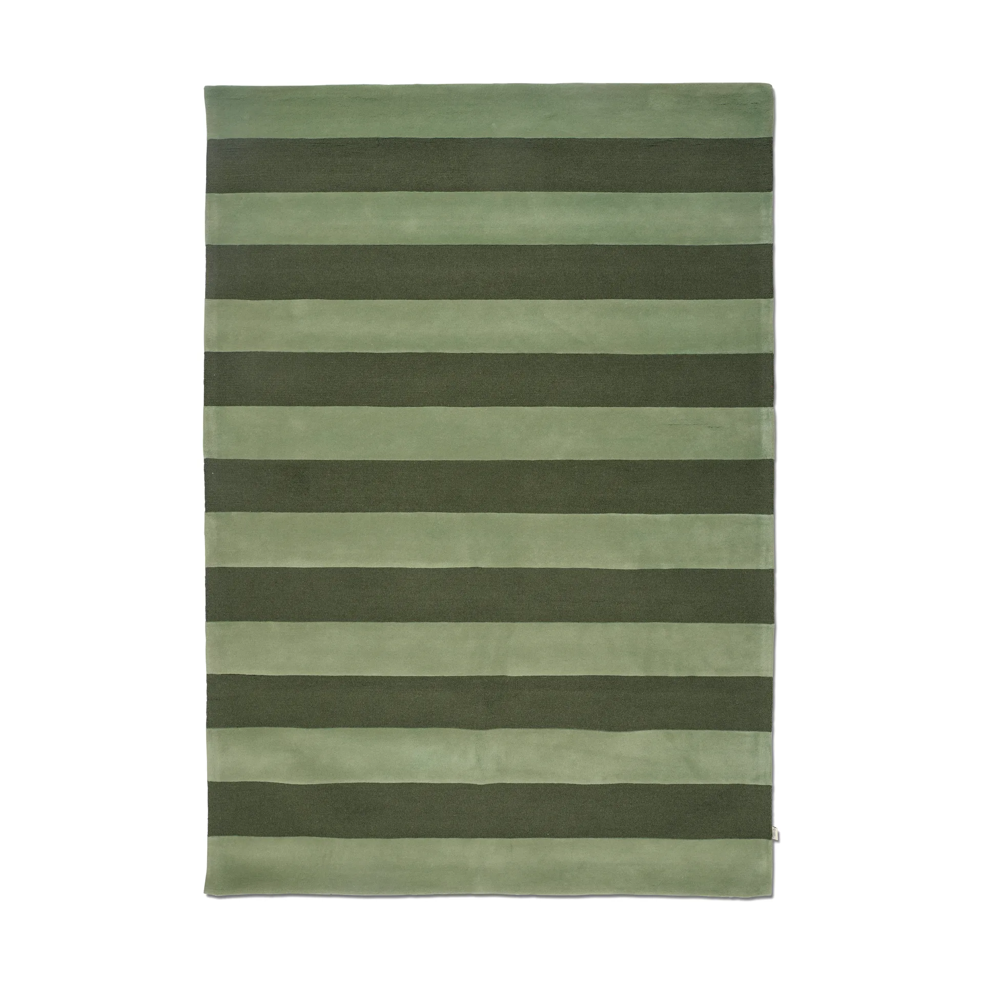 Alfombra Stripe Boucle, Green, 170x230 cm Classic Collection