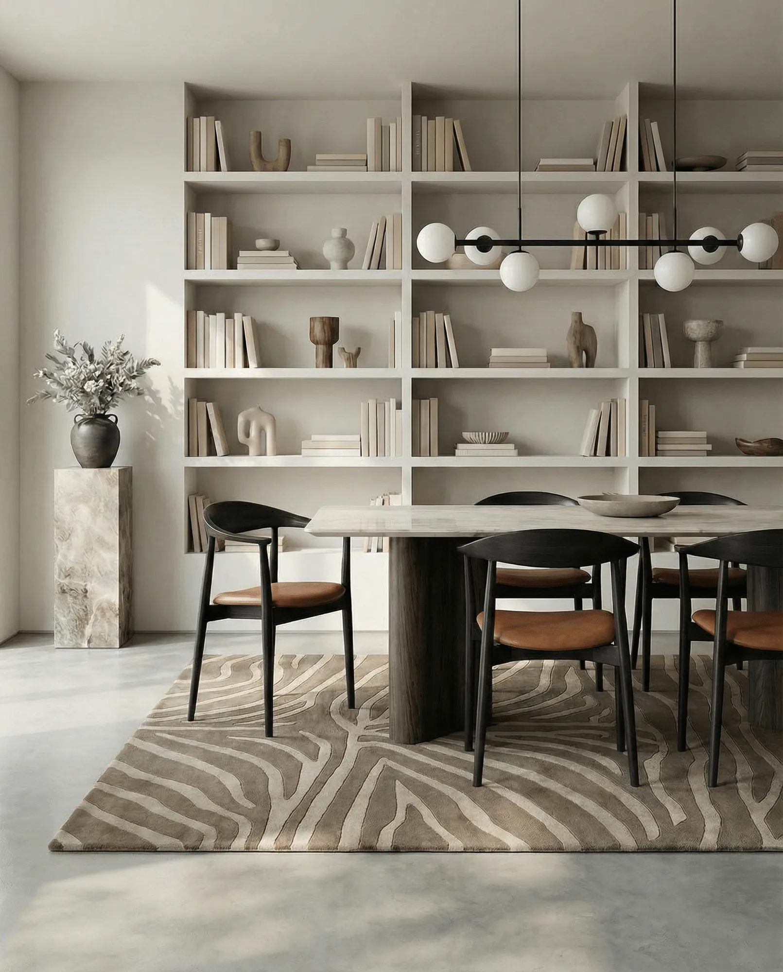 Alfombra Zebra 250x350 cm, Beige, 200x300 cm Classic Collection