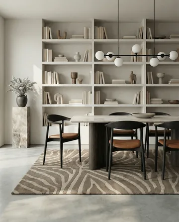Alfombra Zebra 250x350 cm - Beige, 200x300 cm - Classic Collection