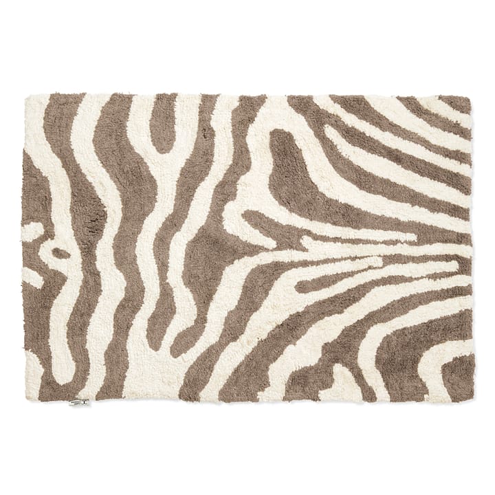 Alfombrilla de baño Zebra 60x90 cm - Simply taupe-blanco - Classic Collection