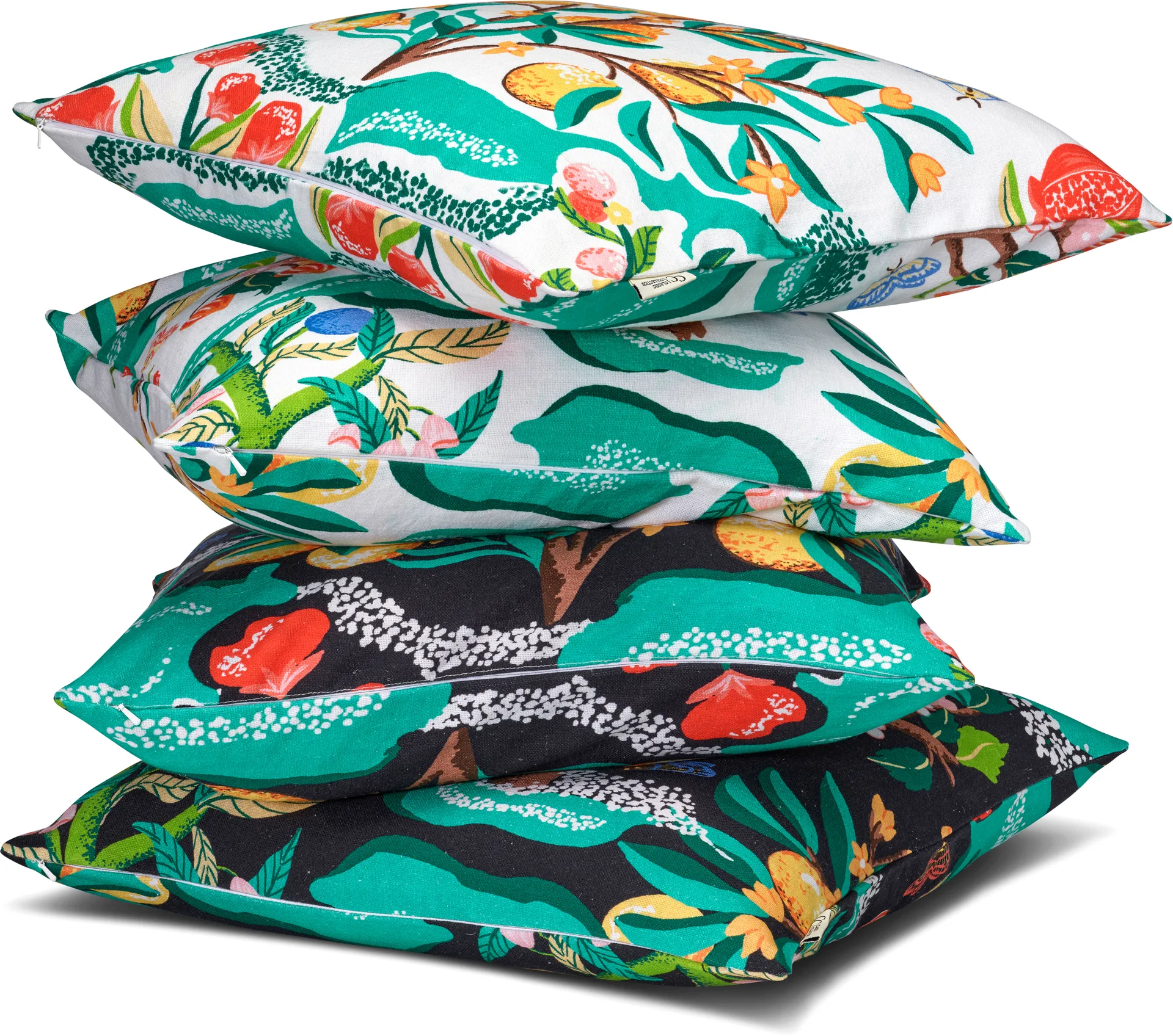 Botanical Cherry Funda de cojín 50x50 cm, White Classic Collection