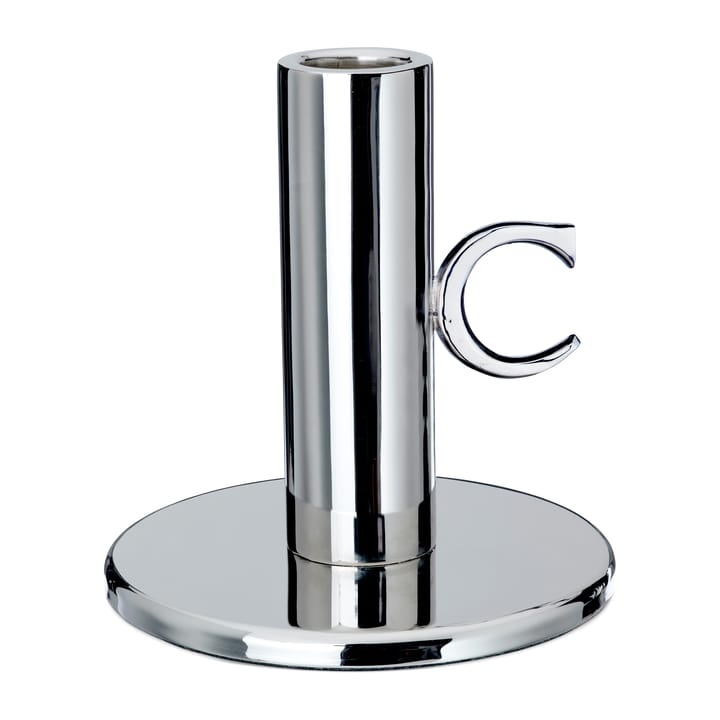 Candelabro Monogram 11 cm - Latón niquelado - Classic Collection