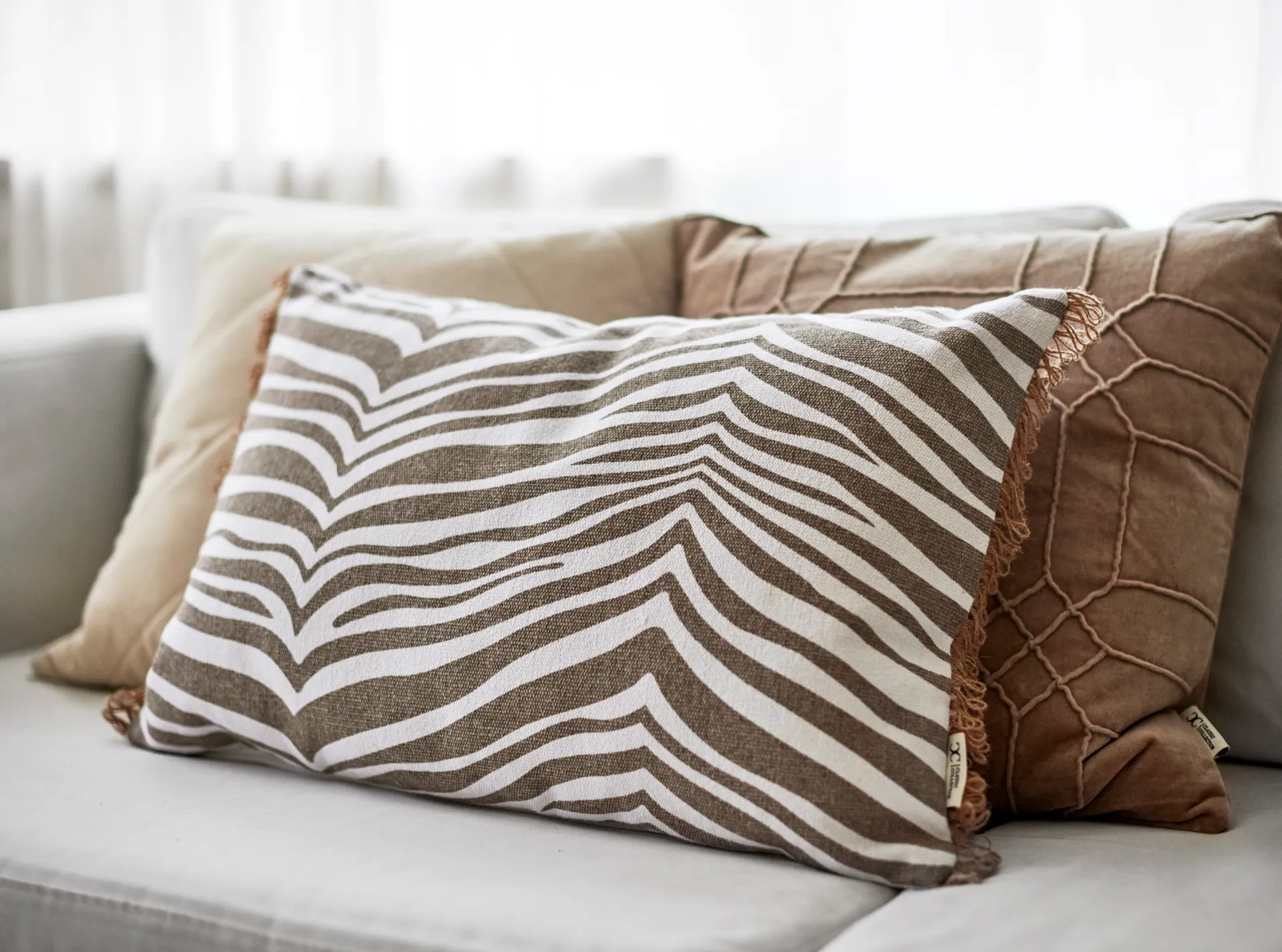 Cojín Zebra 40x60 cm, Simply taupe (beige) Classic Collection