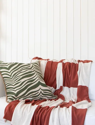 Cojín Zebra 50x50 cm - Verde - Classic Collection