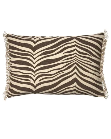 Cojín Zebra - Marrón-natural, 40x60 cm - Classic Collection