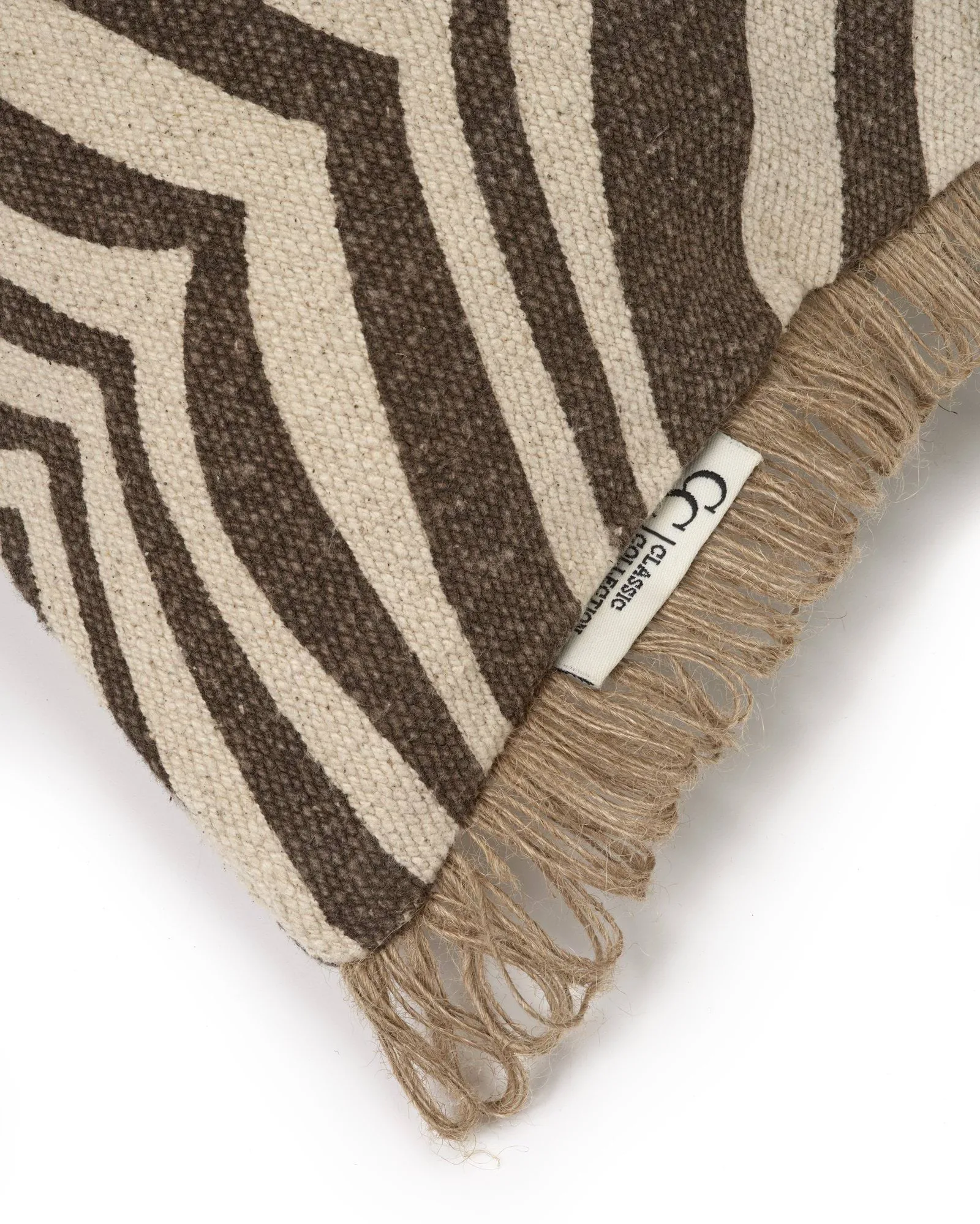 Cojín Zebra, Marrón-natural, 40x60 cm Classic Collection