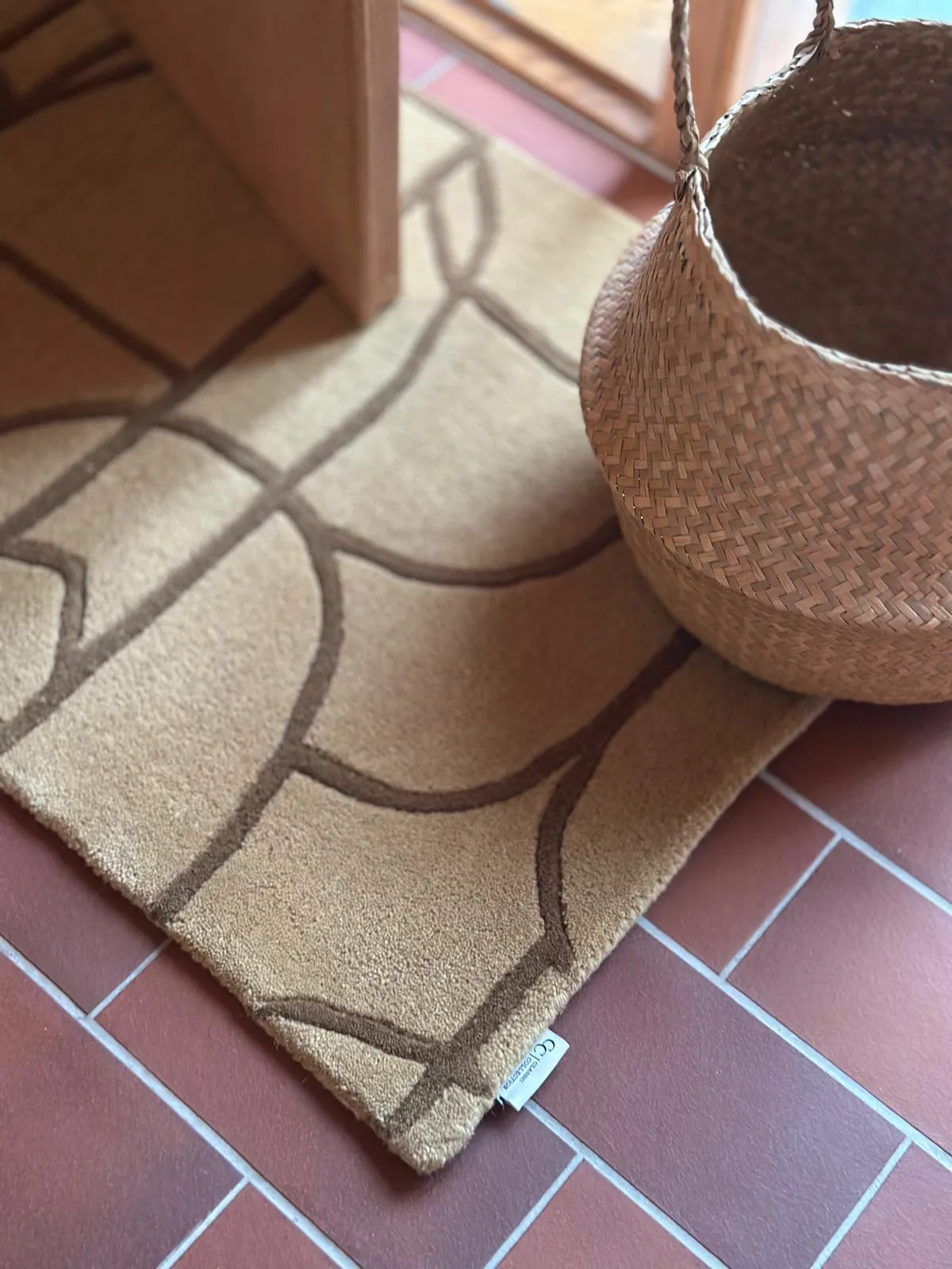 Felpudo Modern Abstract 60x90 cm, Mostaza Classic Collection