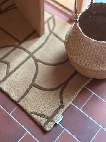 Felpudo Modern Abstract 60x90 cm - Mostaza - Classic Collection