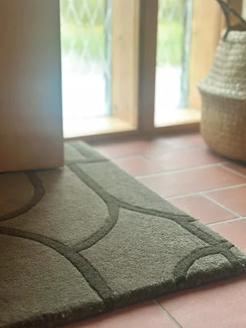 Felpudo Modern Abstract 60x90 cm - Verde - Classic Collection