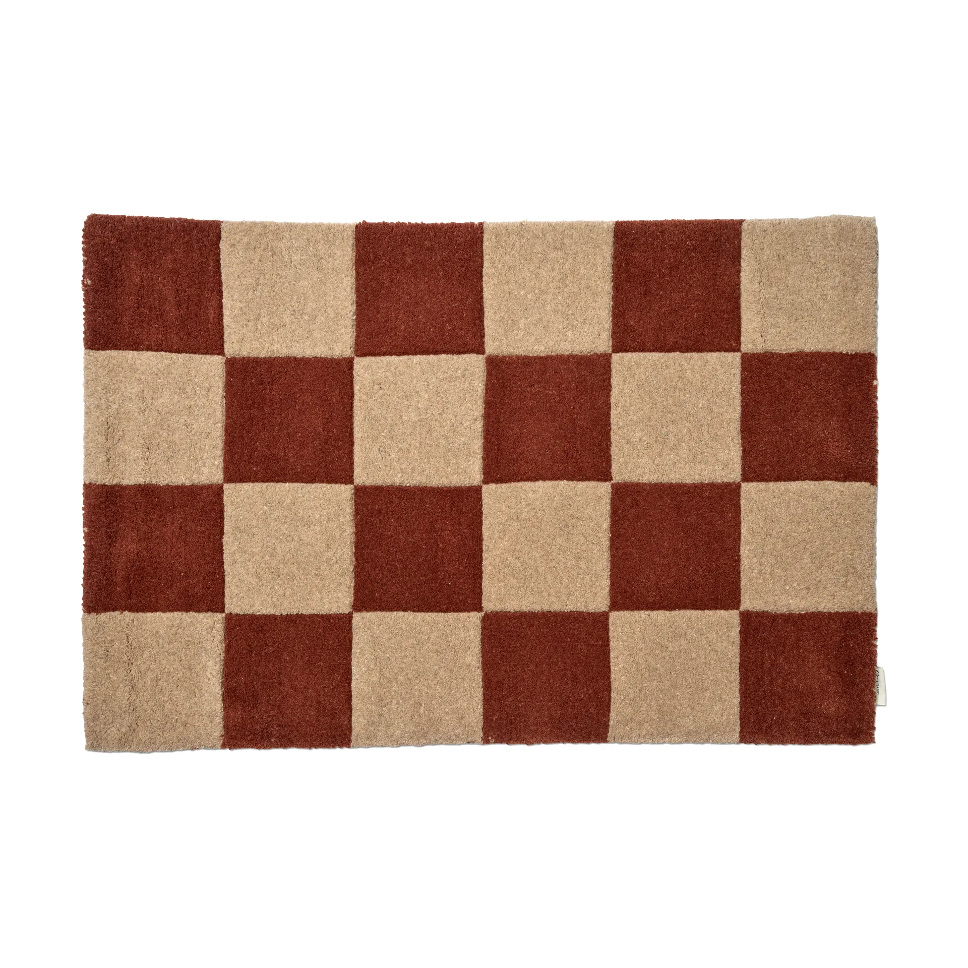 Felpudo Square 60x90 cm, Brown-natural Classic Collection