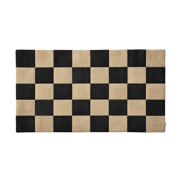 Felpudo Square - Black-natural, 85x130 cm - Classic Collection