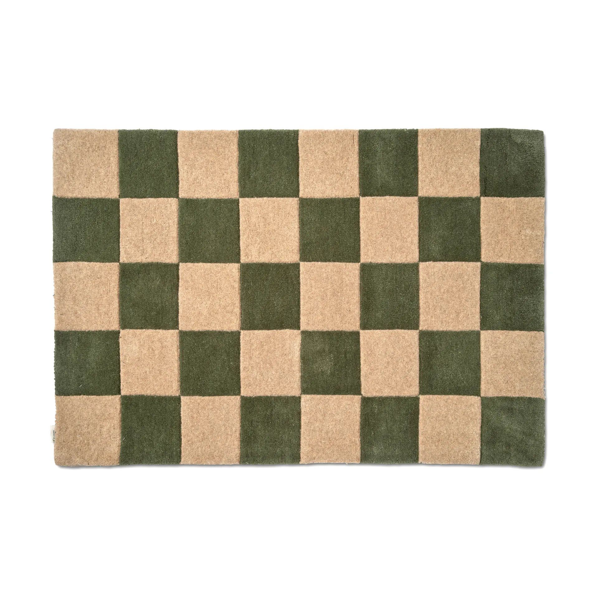 Felpudo Square, Forest green, 85x130 cm Classic Collection