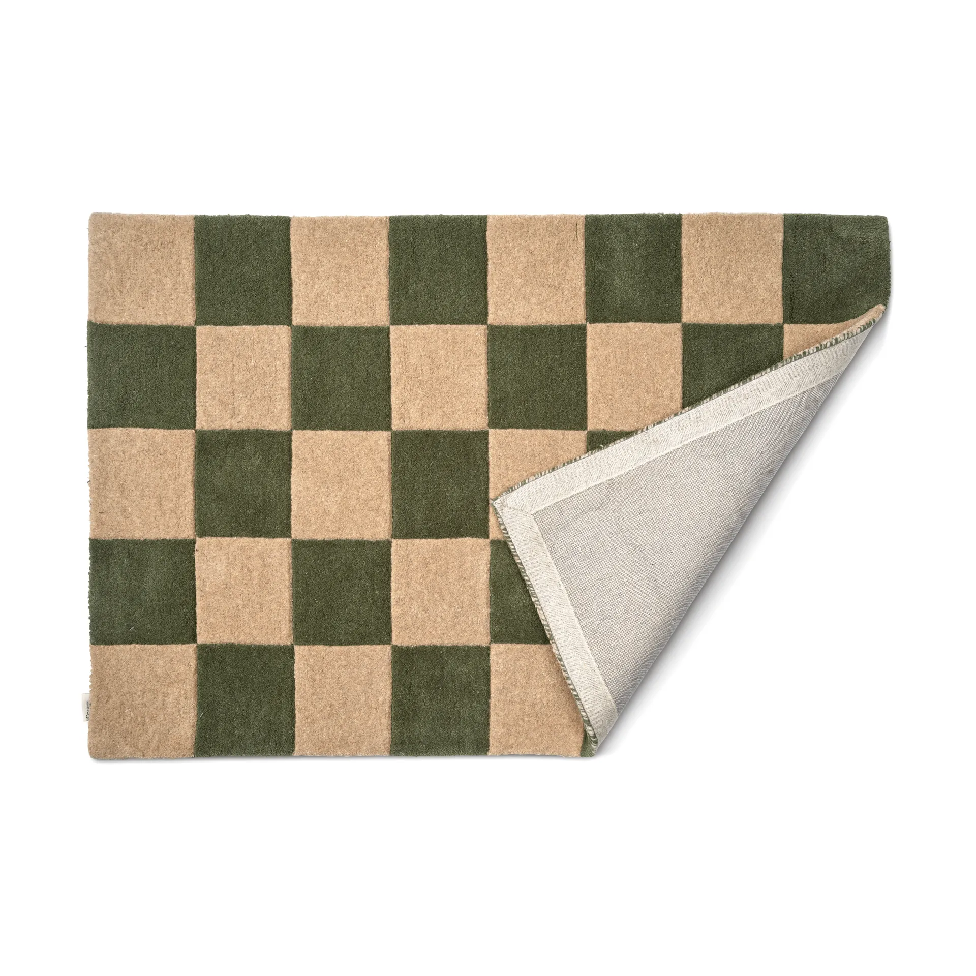 Felpudo Square, Forest green, 85x130 cm Classic Collection