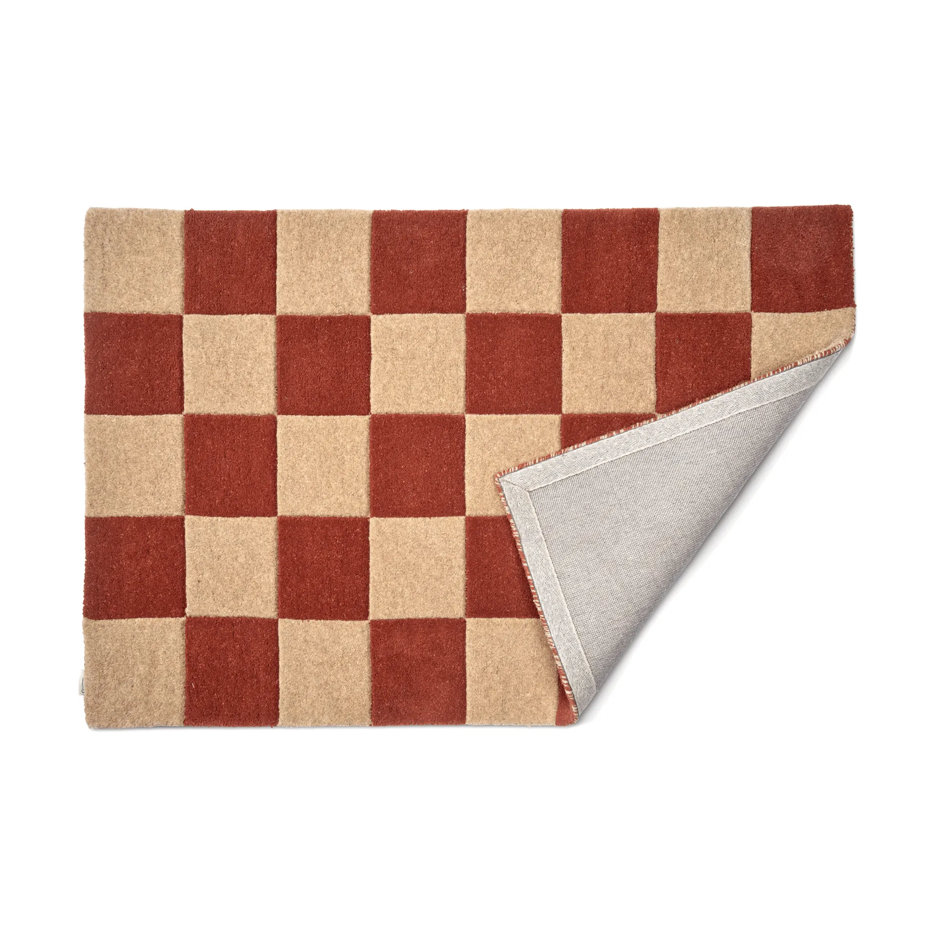 Felpudo Square, Terracotta-natural, 85x130 cm Classic Collection