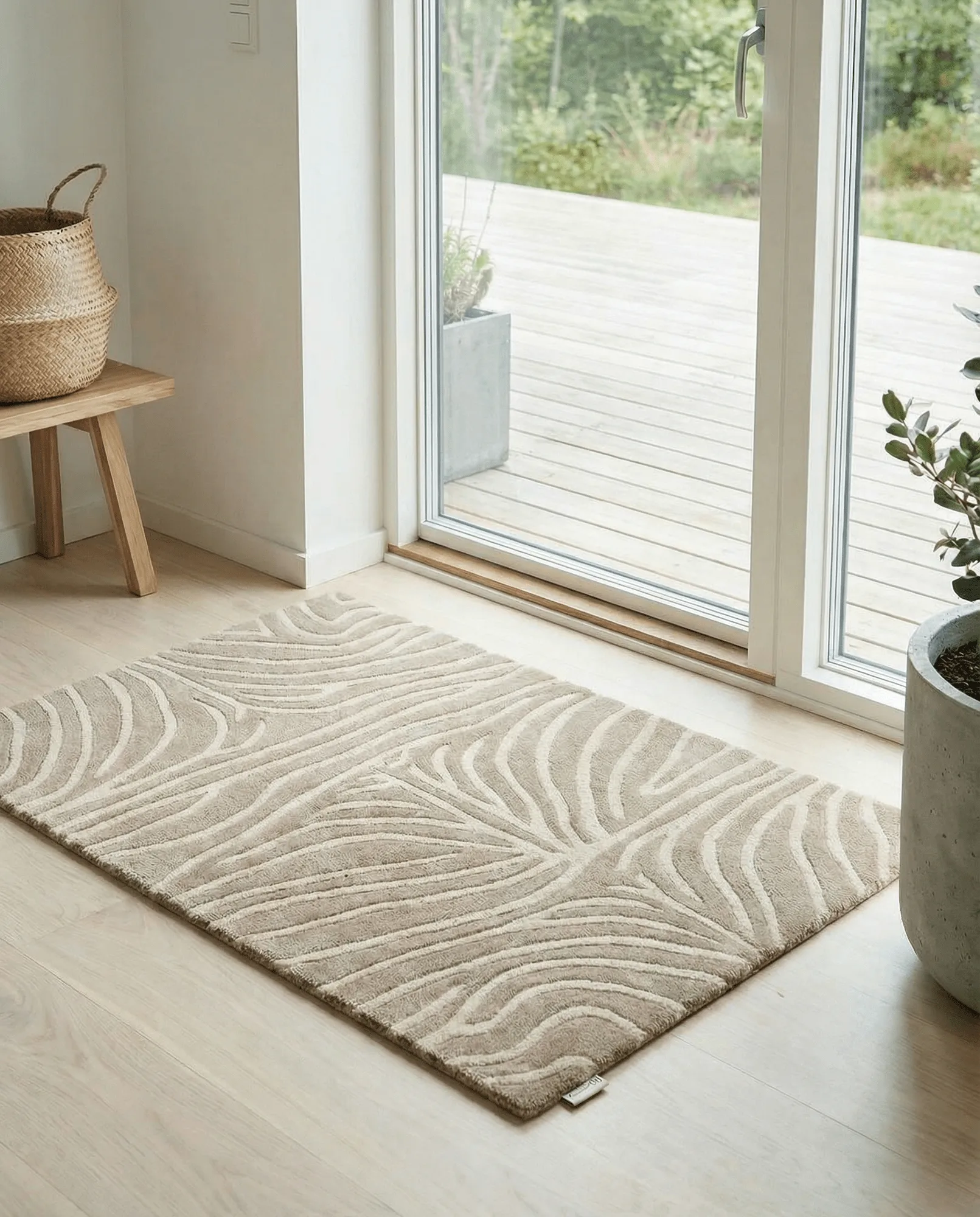 Felpudo Zebra, Beige, 60x90 cm Classic Collection
