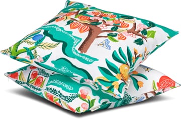 Funda de cojín Botanical Cherry 50x50 cm - White - Classic Collection