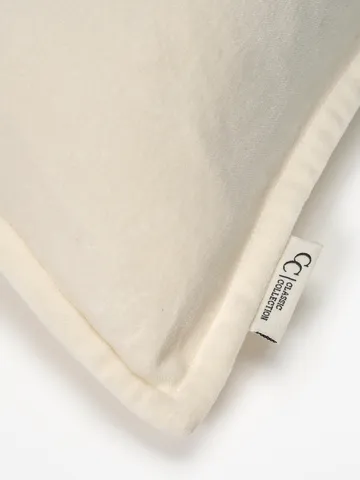 Funda de cojín Classic Velvet 50x50 cm - Blanco - Classic Collection