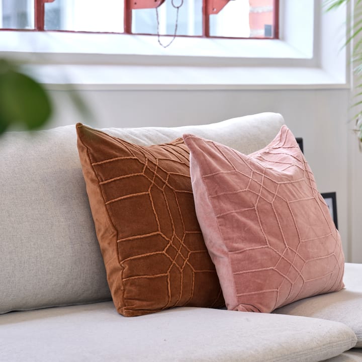 Funda de cojín Delhi 50x50 cm, Dusty coral Classic Collection